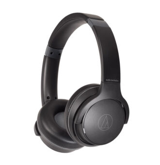 Audio Technica ATH S220BT Wireless On Ear Headphones Black