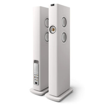 KEF LS60 Wireless Floorstanding Speakers Mineral White